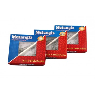 Metanglz Tangled Metal Puzzles Set 1C